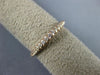 ESTATE .18CT DIAMOND 14KT ROSE GOLD SHARED PRONG SEMI ETERNITY ANNIVERSARY RING