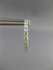 ESTATE .50CT DIAMOND 14KT WHITE GOLD 3D CLASSIC ROUND HUGGIE HOOP EARRINGS