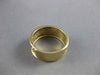 ANTIQUE 14KT YELLOW GOLD HANDCRAFTED WAVE DESIGN WEDDING BAND RING 7mm #23171