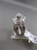 ESTATE 2.26CT DIAMOND 18KT WHITE GOLD MULTI SHAPE CLUSTER MARQUISE PROMISE RING