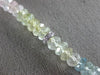 ESTATE 30.54CT DIAMOND & AAA MULTI COLOR AQUAMARINES 18KT WHITE GOLD 3D NECKLACE