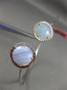 ESTATE .10CT DIAMOND & AAA QUARTZ 14KT WHITE GOLD 3D FLEXIBLE BANGLE BRACELET