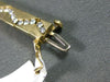 ANTIQUE WIDE 2.30CT DIAMOND 14KT YELLOW GOLD WAVE ZIG ZAG TENNIS BRACELET #19746