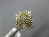 ESTATE LARGE 1.0CT ROUND DIAMOND 14KT YELLOW GOLD CLASSIC FLOWER SNOWFLAKE RING