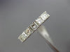 ESTATE 3.05CT PRINCESS DIAMOND 14KT WHITE GOLD ETERNITY WEDDING ANNIVERSARY RING