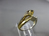 ESTATE 14KT WHITE & YELLOW GOLD 3D PEAR SHAPE SEMI MOUNT ENGAGEMENT RING #24600