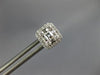 .54CT DIAMOND 18KT WHITE GOLD 3D ROUND & BAGUETTE CLUSTER SQUARE STUD EARRINGS