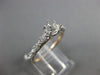 ESTATE .08CT DIAMOND 14K WHITE & ROSE GOLD 3D 6 PRONG SEMI MOUNT ENGAGEMENT RING
