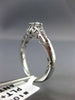 ANTIQUE .35CT OLD MINE DIAMOND PLATINUM & 14K WHITE GOLD ENGAGEMENT RING #10643