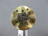 ESTATE 1.0CT CHOCOLATE FANCTY DIAMOND 14K YELLOW GOLD 3D ETOILE FLOWER LOVE RING