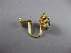 ESTATE 1.60CT DIAMOND & AAA SAPPHIRE 14K YELLOW GOLD FRENCH BACK EARRINGS #25277