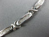 ESTATE 1.0CT DIAMOND 14KT WHITE GOLD CLASSIC PRINCESS INVISIBLE X LOVE NECKLACE
