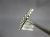 ESTATE .44CT DIAMOND 14KT WHITE GOLD ROUND SHARED PRONG WEDDING ANNIVERSARY RING