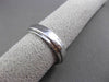 ESTATE 14KT WHITE GOLD 3D SOLID MENS WEDDING ANNIVERSARY BAND RING 5mm #820