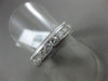 ESTATE 1.98CT DIAMOND 14KT WHITE GOLD ROUND MILGRAIN ETERNITY ANNIVERSARY RING