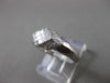 ESTATE WIDE .35CT ROUND & PRINCESS DIAMOND 14KT WHITE GOLD FUN RING #23473