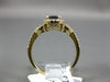 ESTATE 1.22CT DIAMOND & AAA ALEXANDRITE 14K YELLOW GOLD FILIGREE ENGAGEMENT RING