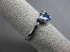 ESTATE 1.27CT DIAMOND & SAPPHIRE 14KT WHITE GOLD MULTI SHAPE INFINITY LOVE RING