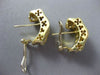 ESTATE EXTRA LARGE 1.53CT DIAMOND 14KT YELLOW GOLD 3D MULTI ROW CLIP ON EARRINGS