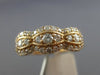 ESTATE .57CT ROUND CUT DIAMOND 14KT ROSE GOLD CLASSIC FILIGREE ANNIVERSARY RING