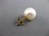 ESTATE 14KT AAA SOUTH SEA PEARL 14KT YELLOW GOLD PUSH BACK STUD EARRINGS #21899