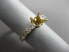 ESTATE .58CT DIAMOND 14K YELLOW GOLD 3D OPEN FILIGREE SEMI MOUNT ENGAGEMENT RING