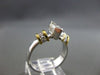 ESTATE .72CT DIAMOND 14KT WHITE & YELLOW GOLD MARQUISE ENGAGEMENT RING #15713