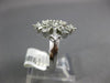 ESTATE WIDE .88CT DIAMOND 14KT WHITE GOLD 3D CLASSIC SNOWFLAKE FROZEN LOVE RING