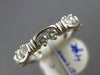 ESTATE 1.0CT ROUND CUT DIAMOND 18KT WHITE GOLD CLASSIC WEDDING ANNIVERSARY RING