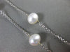 ESTATE AAA PEARL 14KT YELLOW  GOLD PEARL BY THE YARD DIAMOND CUT NECKLACE #24943