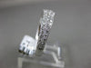 ESTATE .90CT DIAMOND 14KT WHITE GOLD 3D MULTI ROW COMFORT FIT GRADUATING RING