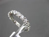 ESTATE 2.39CT ROUND DIAMOND 14KT WHITE GOLD SHARED PRONG ETERNITY RING 3mm WIDE