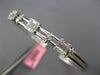 .78CT ROUND & BAGUETTE DIAMOND 18KT WHITE GOLD 3D SQUARE FLEXIBLE LOVE BANGLE