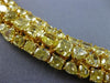 ESTATE EXTRA LARGE 69.55CT FANCY YELLOW DIAMOND 18KT YELLOW GOLD 3 ROW NECKLACE