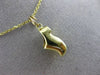ESTATE SMALL 14K YELLOW GOLD CLOG BABY ELF CHARM FLOATING PENDANT & CHAIN #25240