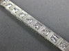 ANTIQUE LARGE ART DECO 3.01CT OLD MINE DIAMOND PLATINUM 3D FILIGREE WATCH #26386