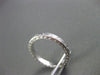 ANTIQUE 2MM FILIGREE HAND CRAFTED 18KT WHITE GOLD WEDDING RING BEAUTIFUL! #718