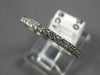 ANTIQUE .65CT ROUND DIAMOND 14KT WHITE GOLD 3D ETERNITY ANNIVERSARY RING #17966