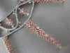 ESTATE LARGE GIA 19.52CT WHITE & PINK DIAMOND 18KT 2 TONE GOLD ETERNITY NECKLACE