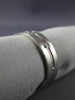 ESTATE WIDE .34CT DIAMOND 14KT WHITE GOLD 3D CLASSIC ETOILE ETERNITY RING #12149