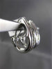 ESTATE .50CT DIAMOND 14KT WHITE GOLD 3D ELONGATED UMBRELLA CLIP ON EARRINGS F/G