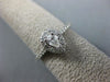 ESTATE .51CT ROUND & PEAR DIAMOND 14KT WHITE GOLD SEMI ETERNITY ENGAGEMENT RING