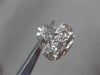 ESTATE WIDE 1.08CT DIAMOND 14KT WHITE GOLD 3D FILIGREE ETOILE HANGING EARRINGS