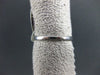 ESTATE LARGE 3.20CT DIAMOND & AAA SAPPHIRE PLATINUM OVAL FILIGREE BALLERINA RING