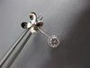 ESTATE .40CT DIAMOND 18KT WHITE GOLD 3D BEZEL BUTTERFLY HANGING EARRINGS #6417