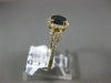 ESTATE 1.22CT DIAMOND & AAA ALEXANDRITE 14K YELLOW GOLD FILIGREE ENGAGEMENT RING