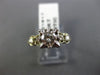 ANTIQUE .70CT OLD MINE DIAMOND 14K WHITE & YELLOW GOLD 3D ENGAGEMENT RING #21917