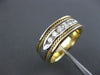 ESTATE .60CT DIAMOND 14K YELLOW & WHITE GOLD 7 STONE MEN ANNIVERSARY RING #20336