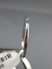 ESTATE .65CT DIAMOND 14KT WHITE GOLD 3D INVISIBLE PRINCESS ENGAGEMENT RING SET