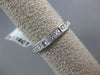 ESTATE 1.16CT ROUND & PRINCESS DIAMOND 14K WHITE GOLD 3D ANNIVERSARY RING #17801